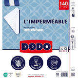 Protege Matelas Imperméable - DODO - 140 x 190 cm - Coton & Polyester - Anti Punaise De Lit