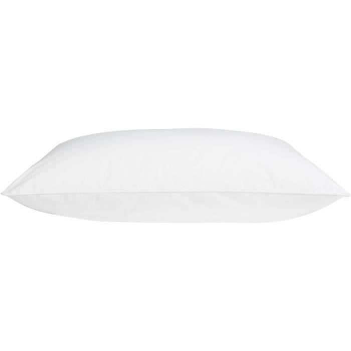 Lot de 2 Oreillers DODO - Tendance - 50 x 70 cm - Blanc