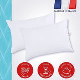 DODO Lot de 2 oreillers Tendance 50x70 cm- 100% Polyester