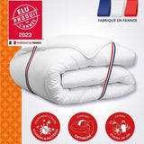 Couette Chaude 450gr/m˛ - DODO - CHAMPS DE LIN - 200 x 200 cm - Blanc