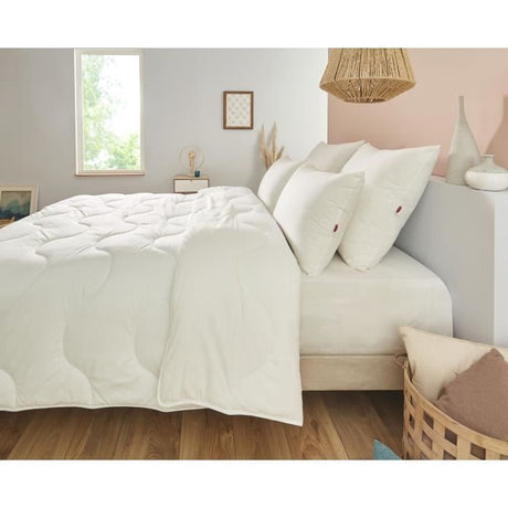 Couette Chaude 450gr/m˛ - DODO - CHAMPS DE LIN - 200 x 200 cm - Blanc