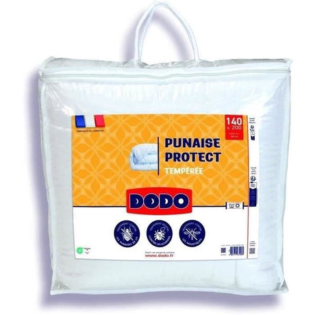 Couette Tempérée 300gr/m˛ - DODO - PUNAISE PROTECT - 140x200 cm - Blanc