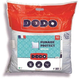 Oreiller médium DODO 50x70 cm - Protection anti punaise, anti acarien - 550 gr - Blanc - Fabriqué en France