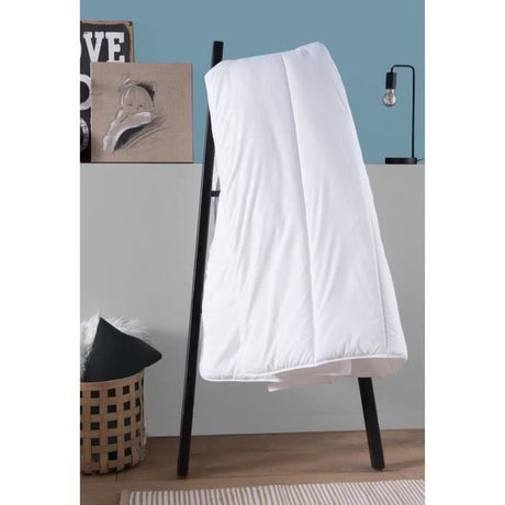 DODO Pack Couette chaude anti-acariens 220x240 cm + 2 oreillers 60x60 cm - Splendeur - Garnissage 100% volupt'air  350gr/m˛ - Blanc