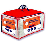 DODO Pack Couette chaude anti-acariens 220x240 cm + 2 oreillers 60x60 cm - Splendeur - Garnissage 100% volupt'air  350gr/m˛ - Blanc
