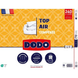 Couette Tempérée 300 gr/m˛ DODO - TOP AIR - 220 x 240 cm - Blanc