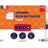 DODO - Couette - Bien au chaud - 220 x 240 - 400g/m˛ - VOLUPT'AIR - Blanc