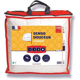 DODO - Couette tempérée 350 g/m² - SENSO DOUCEUR - 200 x 200 cm - Blanc