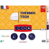 DODO - Couette tempérée 250 g/m² - THERMIC TECH - 140 x 200 cm - Blanc