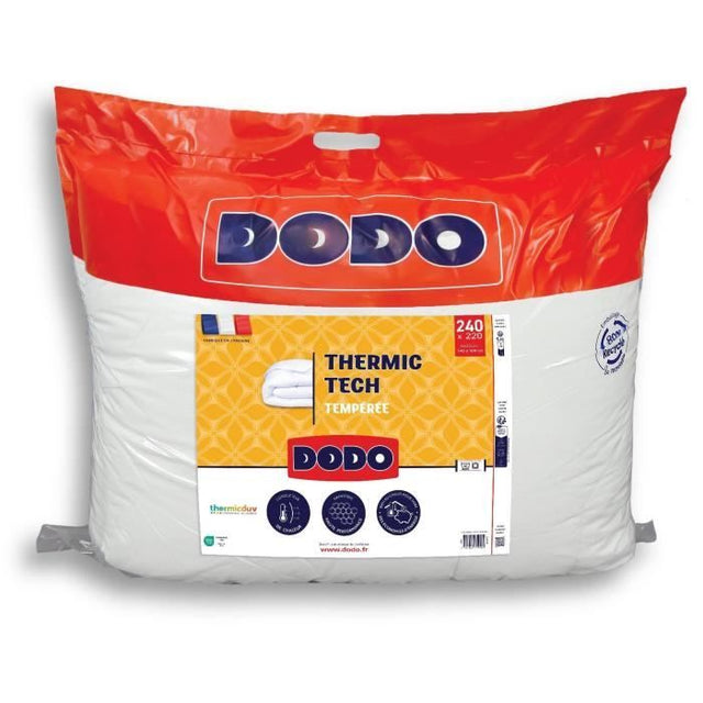 Couette Tempérée 250 gr/m˛ - DODO - THERMIC TECH - 220 x 240 cm - Blanc