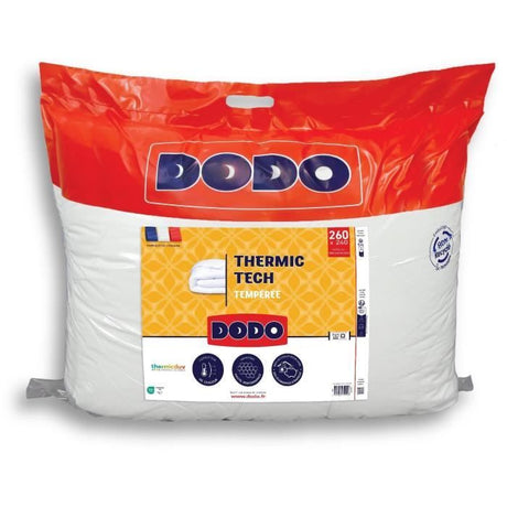 Couette Tempérée 250 g/m˛ - DODO - THERMIC TECH - 240 x 260 cm - Blanc