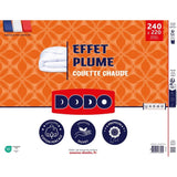 DODO - Couette chaude - Effet Plume - 220 x 240 cm - 400 g/m˛ - 2 personnes - 100% Polyester