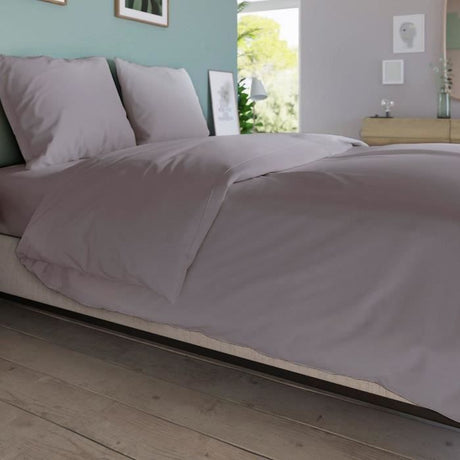 Drap Housse Coton - DODO - Antibactérien - 90 x190 cm - Taupe