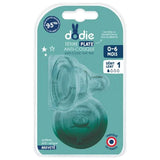Tétine plate anti-coliques Dodie Sensation+ col large débit 1 pour bébé 0 mois