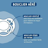 2 Sucettes anatomiques - DODIE - A109 EDL - +18 mois - Mathilde Cabanas Bleu