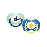 2 Sucettes anatomiques - DODIE - A109 EDL - +18 mois - Mathilde Cabanas Bleu