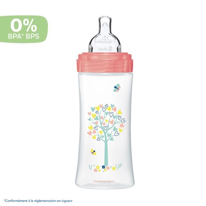 Dodie Biberon Sensation+ Anti-Coliques +6m Biche 330ml