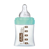 Dodie - Biberon Initiation+ Verre 150ml Vert Oiseaux