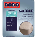 Protege Matelas Aalborg - DODO - Matelassé & Imperméable - 140 x 190 cm - Blanc