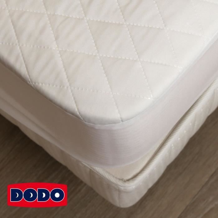 Protege Matelas Aalborg - DODO - Matelassé & Imperméable - 90 x 190 cm - Blanc