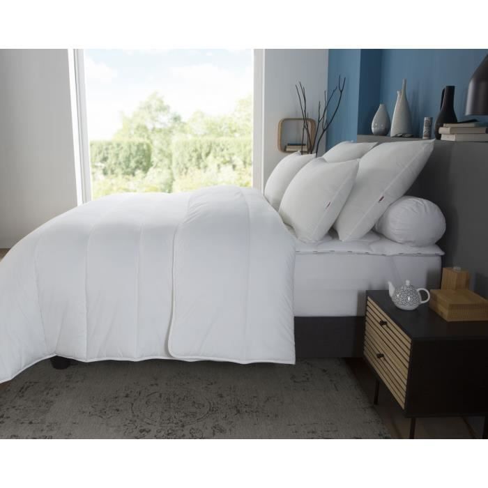 Couette Tempérée 350gr/m˛ - DODO - BELLE NUIT - 240 x 260 cm - Blanc