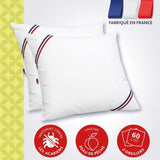 Lot de 2 Oreillers DODO - Belle Nuit - 60 x 60 cm - Blanc