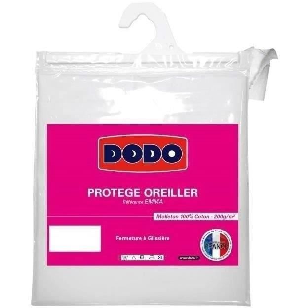 Protege-Oreiller - DODO -  Emma -  60 x 60 cm - Blanc