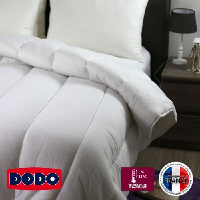 Couette Tres Chaude 450gr/m˛ - DODO - SUPER ACTIWARM - 200 x 200 cm - Blanc