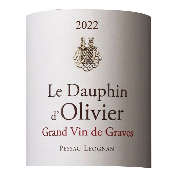 Dauphin d'Olivier 2022 Pessac-Léognan - Vin rouge de Bordeaux