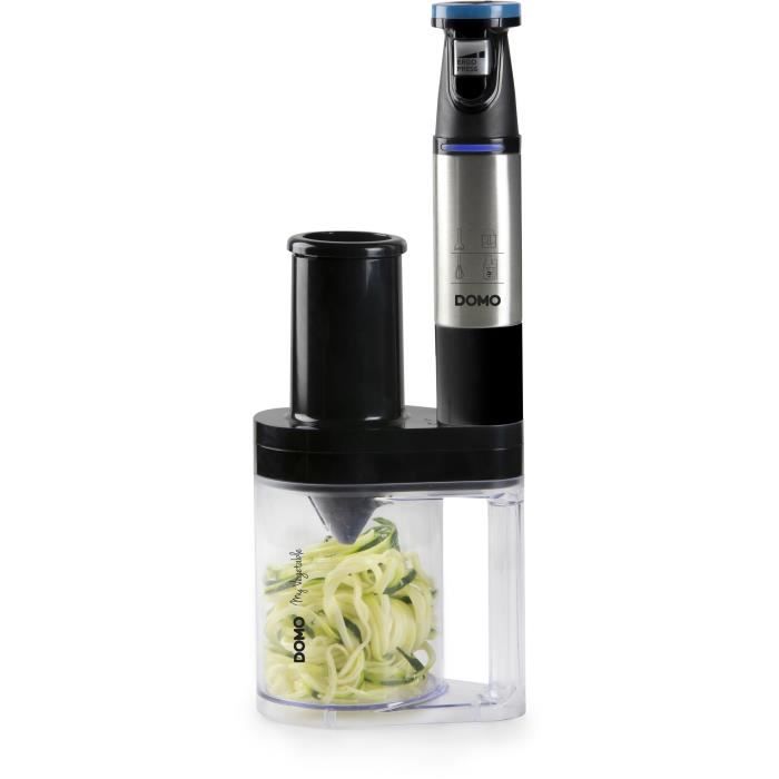 Ensemble Mixeur My Vegetable - DOMO - DO9254M - 800 W - Vitesse variable - 4 accessoires - Inox