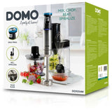 Ensemble Mixeur My Vegetable - DOMO - DO9254M - 800 W - Vitesse variable - 4 accessoires - Inox