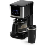 Cafetiere filtre - DOMO - DO733K - 900 W - 4 a 10 tasses - Ecran LCD - 3 intensités - Noir