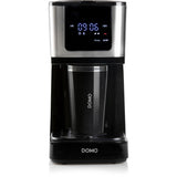 Cafetiere filtre - DOMO - DO733K - 900 W - 4 a 10 tasses - Ecran LCD - 3 intensités - Noir