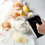 Batteur électrique - DOMO - DO9258M - 800 W - 5 vitesses + Turbo - Noir / Acier