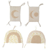 Tour de lit modulable bébé Lune Beige 49x29 cm