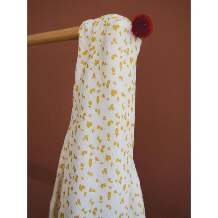 Sortie de bain - DOMIVA - Honey Moon - Coton ultra-doux et absorbant - Capuche intégrée