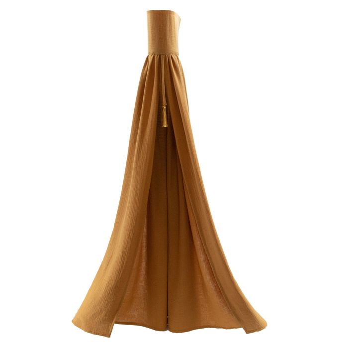 Ciel de lit - DOMIVA - Caramel - Gaze de coton