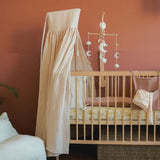 Ciel de lit - DOMIVA - Honey Moon - Gaze de coton - Protection douce contre la lumiere