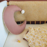 Coussin bébé demi lune Beige 30x40 cm