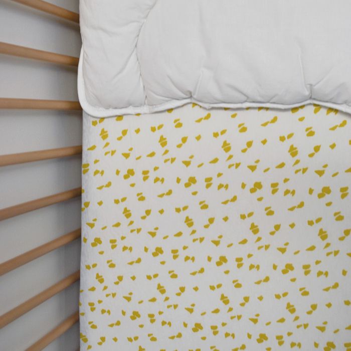 Drap housse jersey - DOMIVA - Savane - 70 x 140 cm - Coton extensible - oeKO-TEX