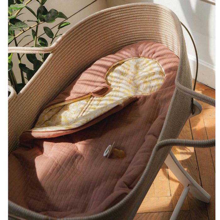 DOMIVA - Couffin tressé Honey Moon Ecru