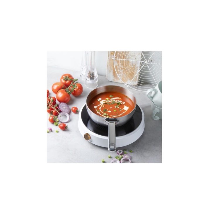 Plaque de cuisson a induction - DOMO - 1 foyer - 28,4 x 29 x 7,1 cm - Blanc