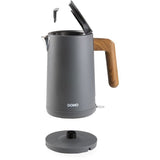 Bouilloire électrique - DOMO - DO9268WK - 2200 W - 1,7 L - Socle 360° - Noir / Bois