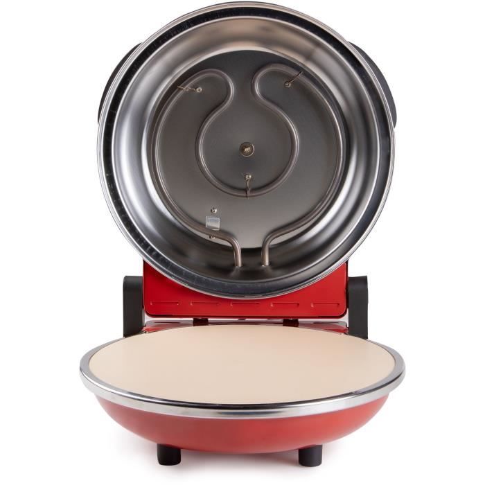 Four a pizza électrique - DOMO - DO9284PZ - 1200 W - Ø 32 cm - Rouge