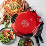 Four a pizza électrique - DOMO - DO9284PZ - 1200 W - Ø 32 cm - Rouge
