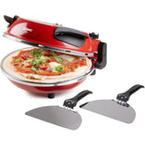 Four a pizza électrique - DOMO - DO9284PZ - 1200 W - Ø 32 cm - Rouge