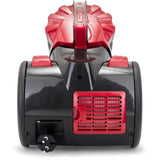Aspirateur Multi-cyclonique sans sac - LIVOO DOH105R - 700 W - 2 L - 78 dB - Filtre lavable - Embout 2 en 1 - Rouge / Noir