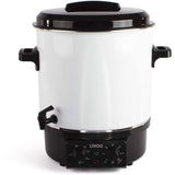 Stérilisateur a bocaux électrique - LIVOO - DOM334 - 1800W - 27L - Ř35 cm - Thermostat réglable et minuterie - Cuve acier émaillé