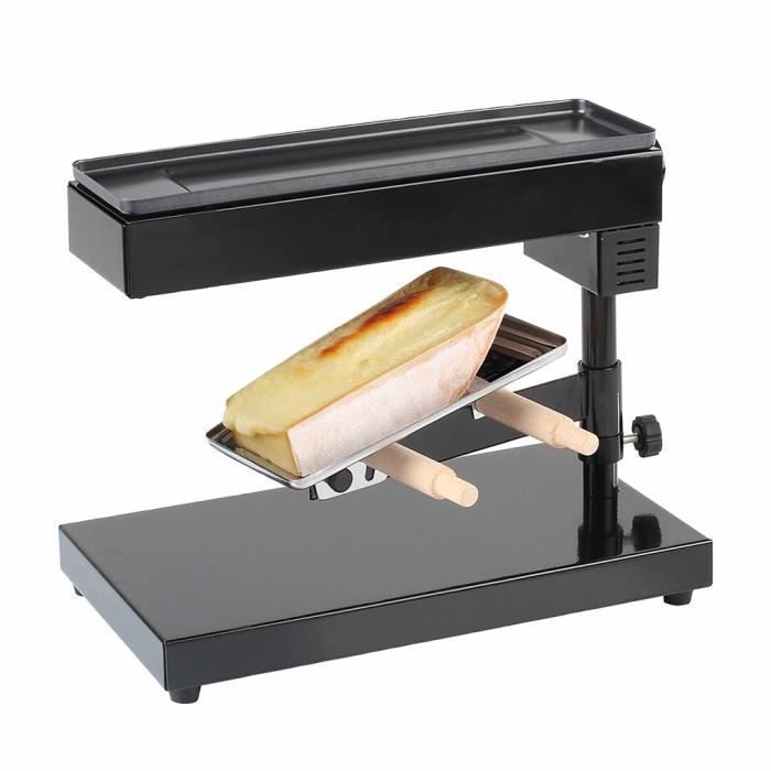 Raclette traditionnelle LIVOO DOC159 - Noir - Socle pivotant - Thermostat ajustable jusqu'a 240∞C