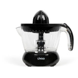 Presse-agrumes électrique - LIVOO - DOD131N - 25 W - 1 grand cône et 1 petit cône - 700 ml - Noir